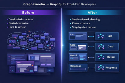 Comparison of 'Before' and 'After' design of a report layout with improved readability and clarity.